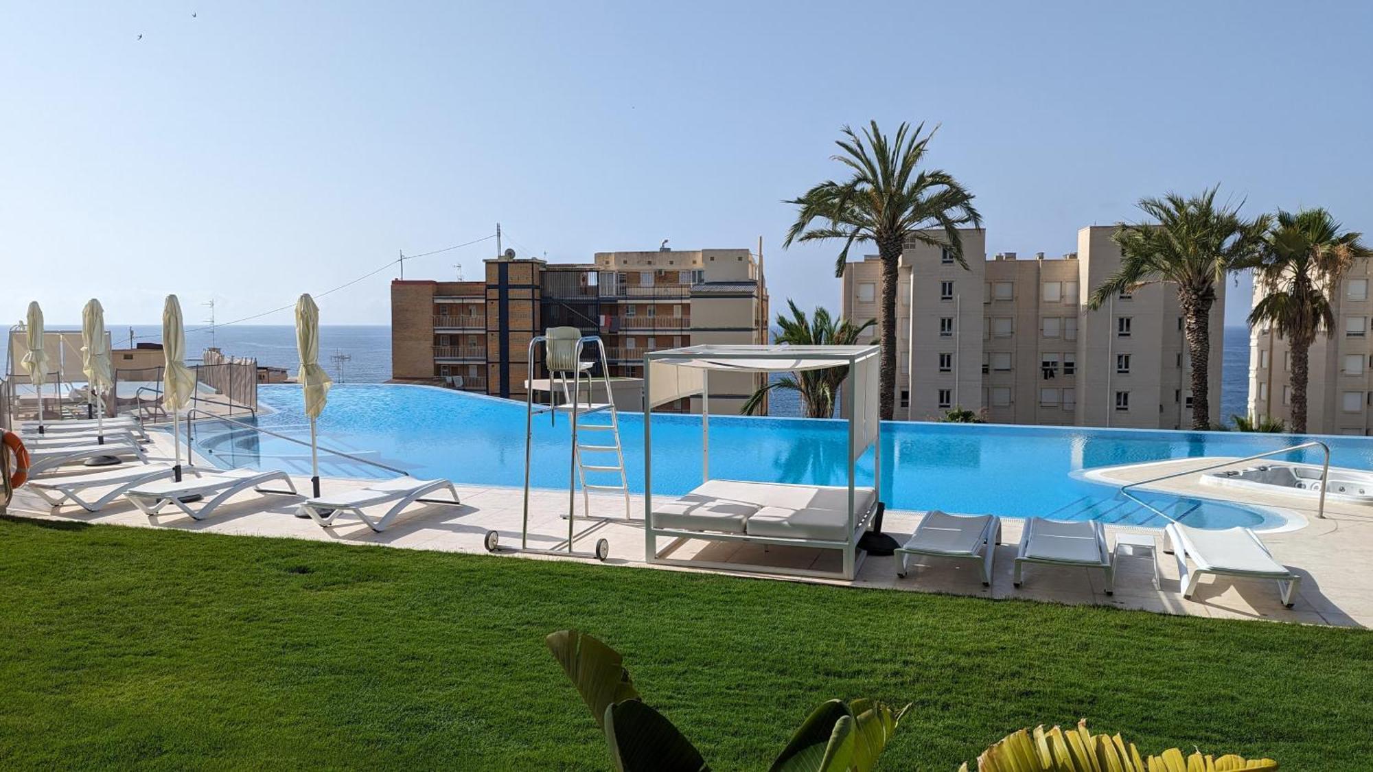 Sunset Cliffs Modern Apartment Benidorm Exteriör bild